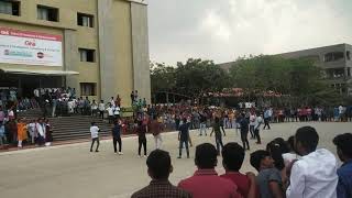 FlashMob at Guru  Gnit  Guru Nanak Engineering college  Hyderabad [upl. by Ihteerp617]