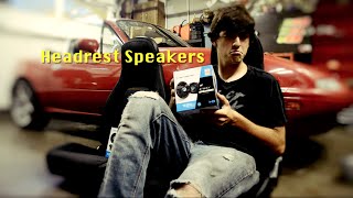 Headrest Speakers  Generic Car Show [upl. by Christiano821]