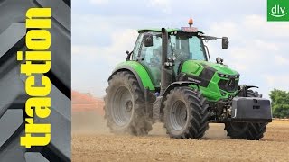 DeutzFahr 6185 RCShift im tractionErstkontakt [upl. by Enayd922]