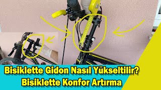 Bisiklette Gidon Nasıl Yükseltilir XLC Ahead Gidon Yükseltme Aparatı [upl. by Kant]