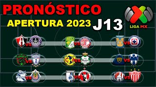 ⚽ El mejor PRONÓSTICO para la JORNADA 13 de la LIGA MX APERTURA 2023  Análisis  Predicción [upl. by Inigo]