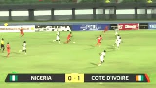 Nigeria vs Cote DIvoire 0  1 Highlights Semifinal WAFU ZONE B U17 AFCON Qualifier 2024 [upl. by Laughton158]