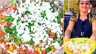 Beautiful Girl Selling Street Pizza  Indian Street Pizza  Desi Food  Recipe  How to  New Blog [upl. by Duky]