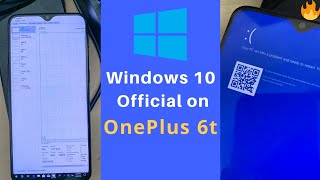 Windows 10 on OnePlus 6t 🔥 [upl. by Einnad]