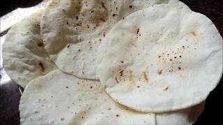 Chawal ki roti  How to make soft rice flour roti  तांदळाची भाकरी [upl. by Dric]