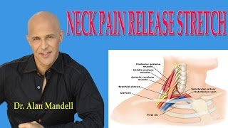 Neck Pain Release Stretch How to Decompress Pinched Nerve  Dr Mandell [upl. by Yrrag375]