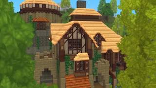 Строительство Hytale  лучше чем в майнкрафт Новости хайтейл Замки строения блоки [upl. by Ynwat]