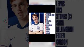 ENGLAND LIVE LINEUP england nike nikefootball football saka grealish foden kane bellingham [upl. by Miarhpe]