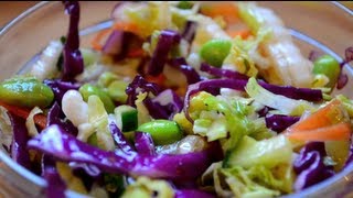 Chopped Asian Salad Recipe  Vegetarian Recipe [upl. by Eerehs264]