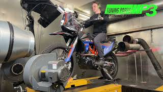 KTM 690 Enduro Tekmo race exhaust sound Stage 3 intake ECU mapping P3 Tuning [upl. by Ateuqahs]