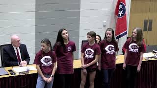 Collierville Schools Board Of Education Meeting 12122023 [upl. by Saibot]