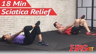 18 Min Sciatica Exercises for Leg Pain Relief  Sciatica Relief amp Treatment for Sciatic Nerve Pain [upl. by Pierro613]