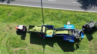 Maisernte in Röthenbach auf ca 1000müm mit Valtra Krone Same Göweil [upl. by Anire]