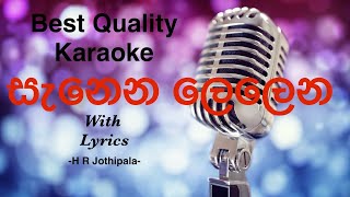 Salena Lelena Karaoke  H R Jothipala sinhalakaraoke sinhalakaroke karaoke music sinhalasongs [upl. by Idalla]