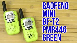 Распаковка Baofeng MiNi BFT2 PMR446 Green [upl. by Rafaelof155]