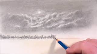 Drawing The Weather Moonlit Sky [upl. by Ardolino]