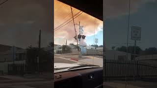 Airport fire in socal [upl. by Nostaw]