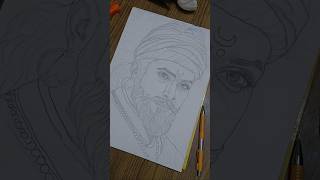 CHATRAPATI SHIVAJI MAHARAJ JI KA DRAWING trending chatrapatishivajimaharaj [upl. by Allveta639]