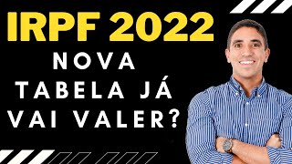 Nova tabela do Imposto de Renda vai valer em 2022 [upl. by Elleiad]