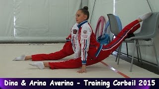 Dina Averina amp Arina Averina  Training Tournament CorbeilEssonnes 2015 [upl. by Barlow658]