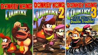 Donkey Kong Country Trilogy  Full Game 100 Walkthrough [upl. by Vinny]