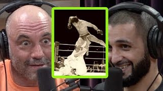 Joe Rogan and Firas Zahabi on Kazushi “The Gracie Hunter” Sakuraba [upl. by Ahtnahc]