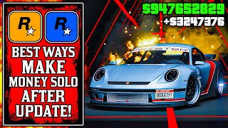 Its THAT Easy The BEST WAYS To Make Money SOLO After UPDATE in GTA Online GTA5 Fast Money [upl. by Waligore423]