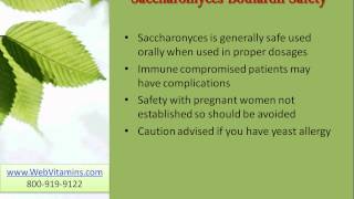 Saccharomyces Boulardii Uses and Side Effects [upl. by Adianes]