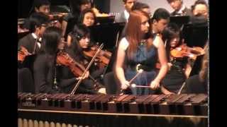 Creston Concertino for Marimba and Orchestra Mvt 1 [upl. by Waddle]