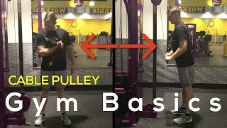 How to Use a Cable Pulley Machine Basic Gym Tutorial [upl. by Lole]