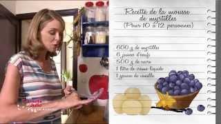 Recette  Mousse aux myrtilles de Christiane  Les Carnets de Julie [upl. by Valli585]