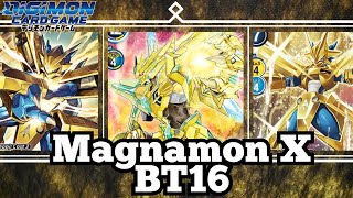 Magnamon XAntibody Deck Profile BT 16 [upl. by Ahsuoj]