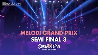 Melodi Grand Prix 2024  Semi Final 3  LIVE [upl. by Akaya]