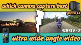 Best super altra wide angle better then gopro 13 black gopro13 insta360x3 comparison motovlog [upl. by Picker]