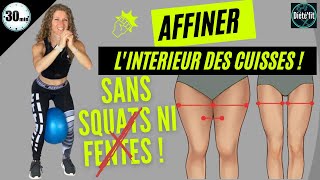 AFFINER LINTERIEUR DES CUISSES RAPIDEMENT fitness dietefit cuisses saffiner [upl. by Naoj]