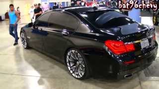 BMW F01 750Li on 22 Forgiatos Wheels HD [upl. by Palla]