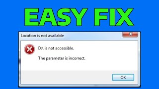 How To Fix Incorrect Parameter Error in Windows [upl. by Seagraves]