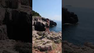 Visiting Lokrum Island Dubrovnik  mini travel vlog minivlog dubrovnik travelvlog [upl. by Harvie]