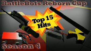 BattleBots Reborn Cup Top 15 Hits From Season 4 [upl. by Ahseihs]