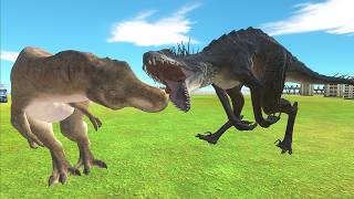 Dinosaur Tournament Random Scorpiosrex Team VS T Rex Team in Animal Revolt Battle Simulator ARBS [upl. by Maible]