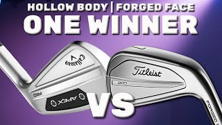 Titleist T200 vs Callaway Apex Pro Irons Distance Forgiveness Control SHOWDOWN 2024 [upl. by Danell]