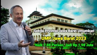 UMP Jawa Barat 2023 Resmi Ditetapkan Naik 788 Persen Jadi Rp 198 Juta [upl. by Mat]