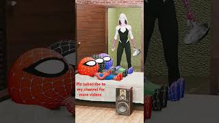 Spideys vs spider Gwen  The spideys are partying at 3am  Marvel animation [upl. by Ayhtin246]