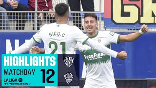 Resumen de SD Huesca vs Elche CF 01 [upl. by Von]