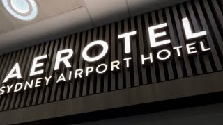 Priority Pass Lounge  AEROTEL Sydney International Airport Arrival [upl. by Mieka139]