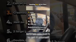 Ranking Best DriveThru Moments shorts [upl. by Etram]