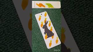 🥕🐰DIY BOOKMARK IDEAS🐰🥕bookmark diy art shorts [upl. by Chappie937]