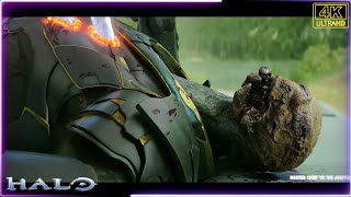 Master Chief VS Arbiter Full Final Fight 🔥4K  Halo the serie john killes Vat gatanai S2E8 [upl. by Eitnom384]