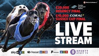 £20000 Premier Greyhound Racing Regency  Live Greyhound Racing  Racing Post Greyhound TV [upl. by Nelleoj]