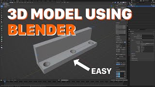 How to 3D Model Using Blender  Easy Beginner Guide  Tips and Tricks [upl. by Ezaria]